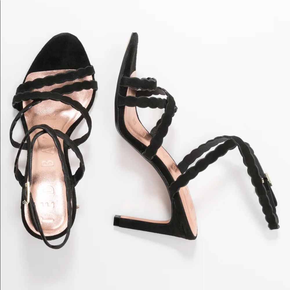 NEW Ted Baker London LILLYS Scallop Suede Sandals - Picture 3 of 9